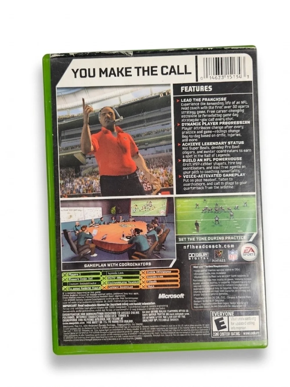 NFL Head Coach (Original Xbox, 2006) Football Strategy Game